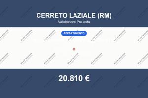 Immobile in asta di 54 m² a Cerreto Laziale