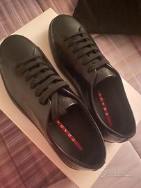 Sneakers black spazzolato