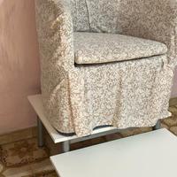 poltrona piedi estetista 