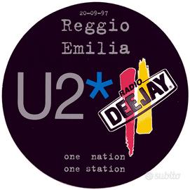 Adesivo Concerto U2 Reggio Emilia 20-09-1997