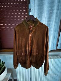 Giacca vintage (anni 90) vera pelle scamosciata