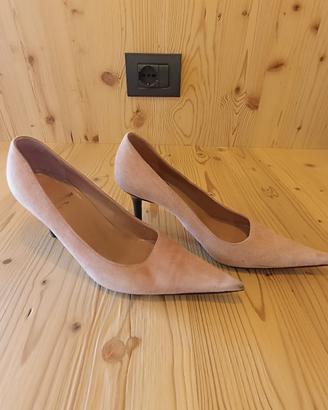décolleté donna rosa tacco stiletto 7 cm 