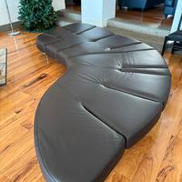 Divano pelle Flap di Edra