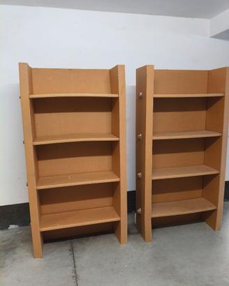 Coppia Librerie in cartone alta densità KUBEDESIGN