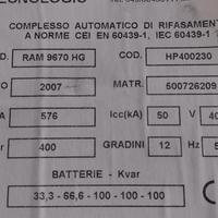 Rifasatore TECNOLOGIC mod. RAM9670HG