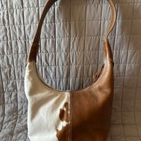 BORSA HOBO IN VERA PELLE - PRODUZIONE ARTIGIANALE