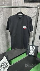 Maglietta dsquared nera S NUOVA CON SACCHETTO