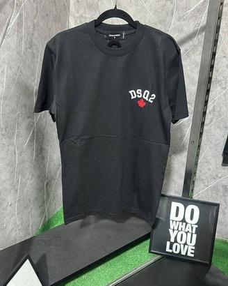 Maglietta dsquared nera S NUOVA CON SACCHETTO