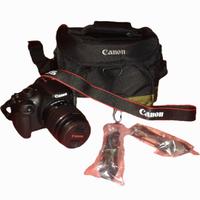 canon EOS 1200d + obiettivo EF-S 18-55mm nera