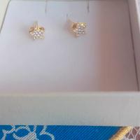 orecchini stella in argento bagnati in oro