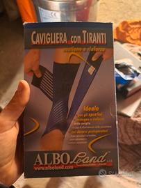 2 cavigliere per caviglie con tiranti e 1 senza