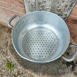 Scolapasta vintage alluminio 