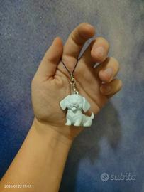 Portachiavi/ciondolo bassotto 