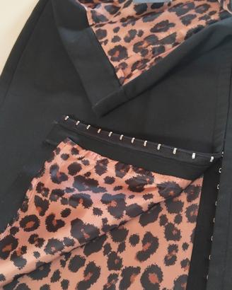 Longuette Leopardata Nera Zara 