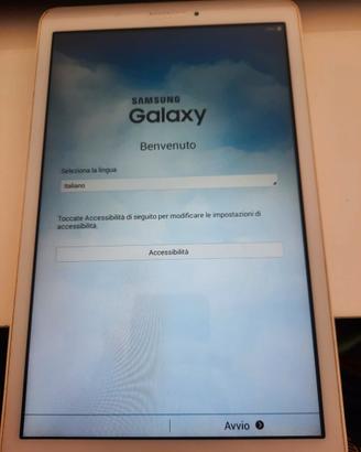 Tablet Samsung Galaxy Tab E 9.6" WiFi – Bianco