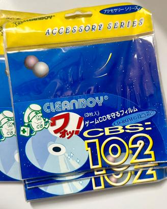 Kit Pellicole protettive per DVD CD-ROM CLEANBOY