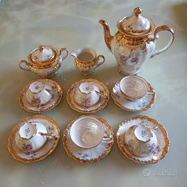 Servizio da caffè da 6 porcellana Bavarese