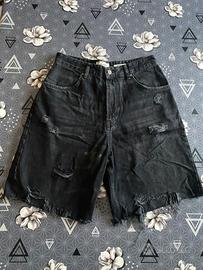 Jeans Corti Strappati Skate Fit