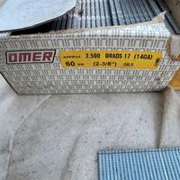 CHIODI/SPILLI OMER 60 MM  2-3/8" BRADS 17