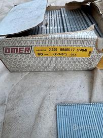 CHIODI/SPILLI OMER 60 MM  2-3/8" BRADS 17