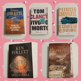 Libri vari titoli, tenuti benissimo a 6 € l'uno