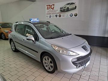 Peugeot 207 sw 1.6 hdi unico prop 2008 tetto aprib
