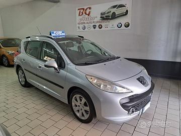 Peugeot 207 sw 1.6 hdi unico prop 2008 tetto aprib