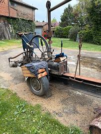 Taglialegna taglia legna artigianale idraulico