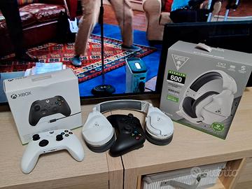 Controller x box series x + cuffie turtle beach