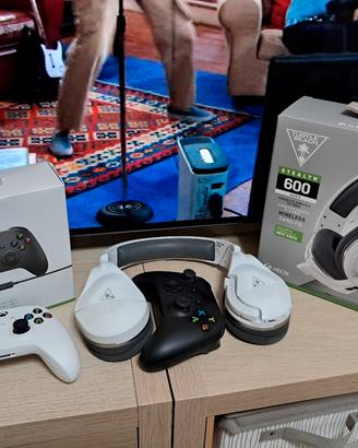 Controller x box series x + cuffie turtle beach