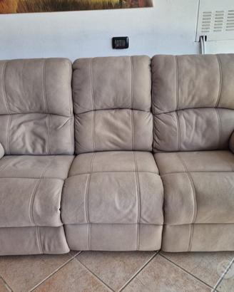 Divano  tre posti chaise longue