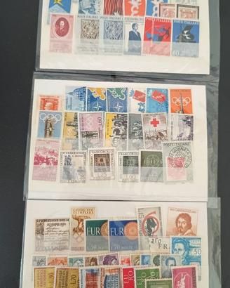 francobolli italiani nuovi 1958-1959-1960-1961