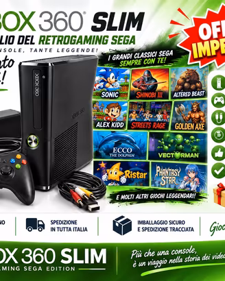 Console xbox360 + 50 giochi  