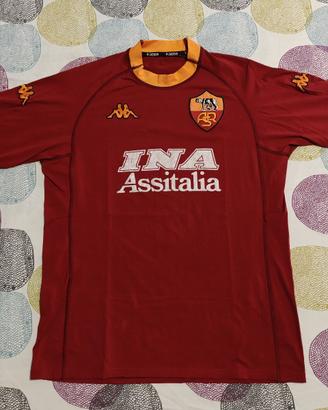 Maglia AS Roma 2000/2001 Kappa INA Assitalia Vinta