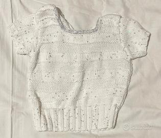 Maglia neonato fatta a mano