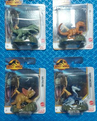 Set 4 dinosauri Jurassic world 