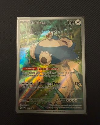 Snorlax  SVP 051 Black star promo