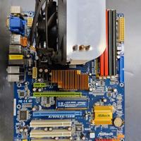 Scheda madre Asrock A780GXE + CPU + ram
