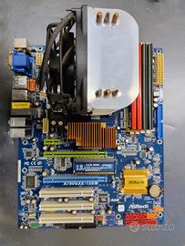Scheda madre Asrock A780GXE + CPU + ram