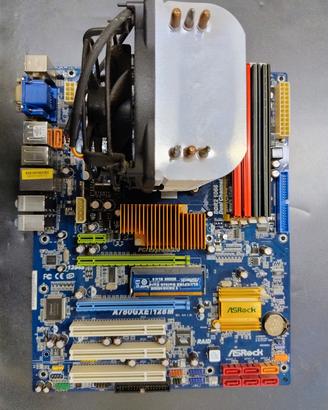 Scheda madre Asrock A780GXE + CPU + ram