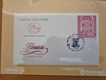 Busta con Francobollo 300 anni del Caffè Florian