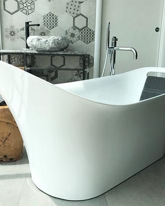 Vasca da bagno freestanding Carezza 160×70 cm