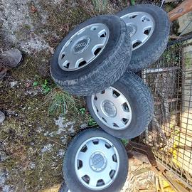 cerchi lega originali 15 audi con gomme m+s