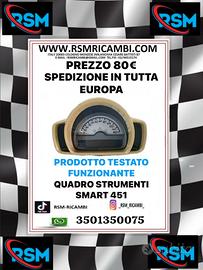 QUADRO STRUMENTI SMART 451