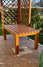 Tavolo e sedie da esterno