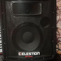 4 casse passive Celestion + Ampli Proel e Mixer