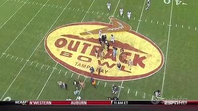 Outback Bowl Auburn vs North Western NCAA