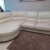 Divano in pelle angolare