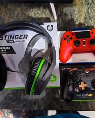 lotto accessori xbox e ps4