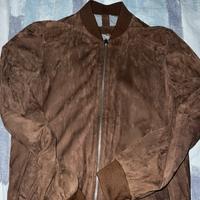 Giacca di pelle di agnello marrone